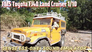 RC FMS Toyota FJ40 Land Cruiser 1/10 off road リモコンカーオフロード車 オフロード走行