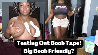 INSTANT BOOB LIFT IN SECONDS? BIG BOOB FRIENDLY? | UNBOXING & TESTING NEW BOOB TAPE | FT GETBUSTIES