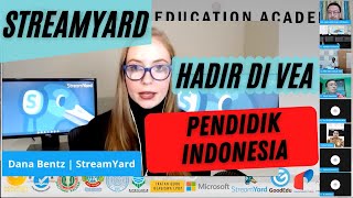 10 menit pesan Streamyard untuk Pendidik di Indonesia - Studio online Gratis