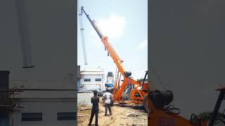 ACE 16 Ton Crane Work #trending #tractorvideo #perumalcraneservices