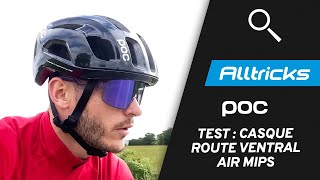 TEST POC CASQUE ROUTE VENTRAL AIR MIPS NOIR