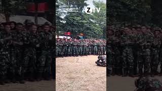 Momen Kocak Prajurit TNI ke Tiduran saat Latihan       #shorts       #ZTV