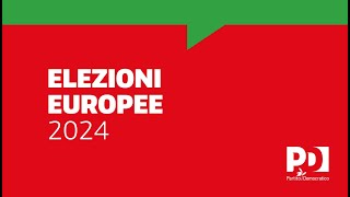 Elezioni Europee 2024 - Elly Schlein dalla sede nazionale del Pd