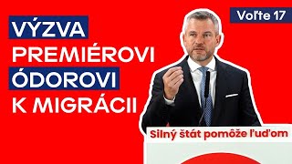 Výzva premiérovi Ódorovi k migrácii!