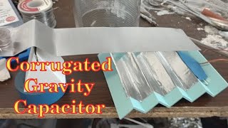 Corrugated Gravity Capacitor