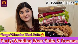 Meesho Viral Suits🔥| Party Wear Designer Dresses Haul  | PAKISTANI/ANARKALI KURTA SET,GOWN |