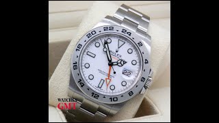 ROLEX EXPLORER II WHITE DIAL 42 - WATCHESGMT