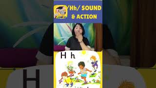 /Hh/ SOUND AND ACTION || JOLLY PHONICS #shorts  #jollyphonics  #action  #phase2 #MsEstersCorner