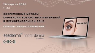 СОВРЕМЕННЫЕ МЕТОДЫ КОРРЕКЦИИ ВОЗРАСТНЫХ ИЗМЕНЕНИЙ В ПЕРИОРБИТАЛЬНОЙ ЗОНЕ.