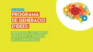 Programa de Generació d'Idees 2016