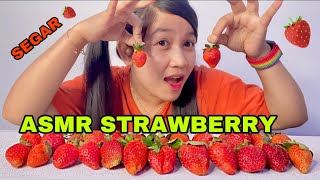 ASMR STRAWBERRY SEGAR LEZAT