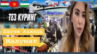 Аэропорт Внуково Багажлар🤯@FLY_VOSTOK1