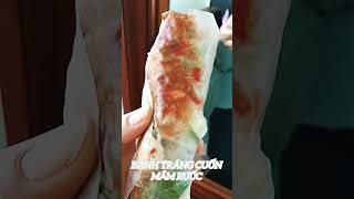 Bánh Tráng Cuốn Mắm Ruốc | Đặc Sản Phan Thiết #shortsvideo #trendingshorts #vietnamesestreetfood