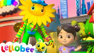 Dingly Dangly Scarecrow | Lellobee by CoComelon | Sing Along | Nursery Rhymes and Songs for Kids