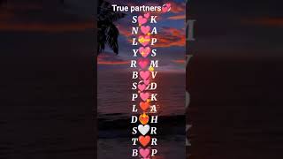 True partners 💞💓#ytshorts #new #whatsappstatus #viral #love #trending