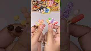 DIY Crafts Tiny Dinner Food Set/DIY Clay Crafts/DIY Miniatures Crafts/DIY Handmade Crafts