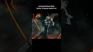 Ghost Rider Animated in AI #anime #ai #animation #youtubeshorts #tiktok #netflix #twitch #marvel