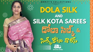 | Dola silk | silk Kota |sarees order WhatsApp:6301119663