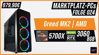 Greed(y) Gaming-PC 🤑 | Marktplatz-PCs #024 | Greed MK 2 AMD (5700X + 3060 8GB)