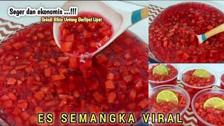 ENAK DAN SEGAR‼️ RESEP ES SEMANGKA VIRAL - MODAL SEDIKIT UNTUNG SELANGIT