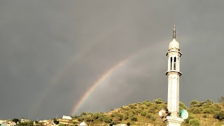 Dual Rainbow in Soon Valley Khushab Punjab Pakistan