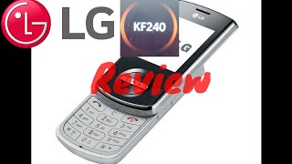 LG KF240 - Startup, menu, Ringtones, Wallpapers, alarm set, stopwatch, browser, shutdown