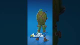 NUEVA Skin de LEONARDO Fortnite X Tortugas Ninja TMNT 😲🐢🥷 #tiendafortnite #fortniteshorts #shorts