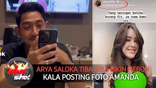 Arya saloka bikin heboh kala terpantau Posting foto amanda manopo terbarunya