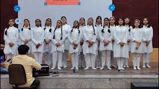 Music day class 8, Adarsh Model School