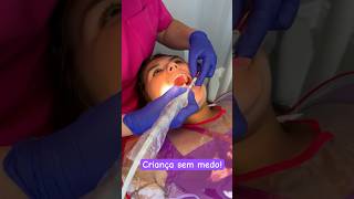 Criança não tem que ter medo de dentista 🦷 #youtubeshorts #dentist #dentes #10k