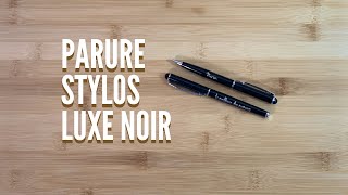 PARURE STYLOS LUXE NOIR