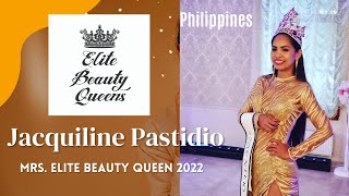 "Mrs. Elite Beauty Queen 2022" - Jacquiline Pastidio