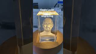 Eagle laser: 3D laser inner engraving machine, crystal