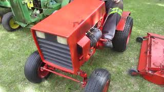 June 21st Auction Lot 10001 - 1977 Case 224 Garden Tractor, Kohler 14HP Motor w/40" Mower Deck