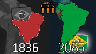 Brazil in Age of History 3!!! | Historic Gameplay | #gameplay #aoh3 #shorts #empireofbrazil