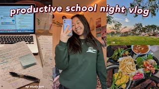 spring after school routine 2023! a productive high school night in my life: self care night vlog 23