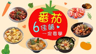 番茄6佳餚一定要學 #番茄海鮮飯 #番茄海鮮湯麵 #番茄切盤 #番茄炒茄子 #番茄肉醬排骨湯 #無水番茄燉牛肉│家常菜料理食譜教學