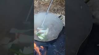 MENU BUKA PUASA DI KEBUN DENGAN SUP DAGING SAPI