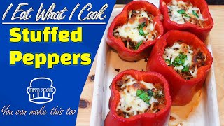 Stuffed Bell Pepper Recipe | Chicken Rice and Kidney Beans | IEWICOOK