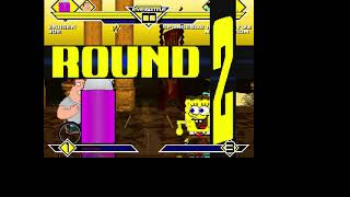 MUGEN: Eraser (Me) & Joe Swanson vs NeoZekrom & SpongeBob