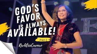 GOD'S FAVOR IS ALWAYS AVAILABLE Part 2 / Rev Alice Carnero /100922