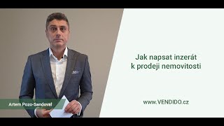 Jak napsat inzerát k prodeji nemovitosti | VENDIDO