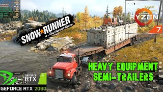 SnowRunner: Heavy Equipment Semi-Trailers Gameplay ASUS TUF/RTX 2060/RYZEN 7