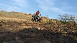 Italika atv 250 en el Cerro de Ixtlan.