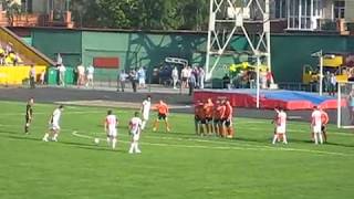 ФК "Металлург-Кузбасс" 0-1 "Амкар". Гол со штрафного.