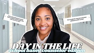 day in the life of a school social worker/school based counselor + job update