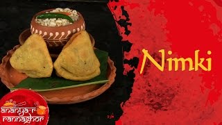 How To Make  Bengali Triangular Crispy Fried Dough (Nimki) || Bengali Food