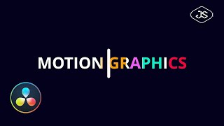 Davinci Resolve - Intro Title - Motion Graphics #21