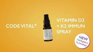 Immun Booster: VitaminD3+K2 Immun Spray. 2500% des täglichen Vitamin D Bedarfs pro Sprühstoß.