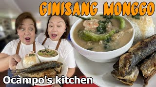 Kapampangan Style Ginisang Monggo at Pritong Galunggong